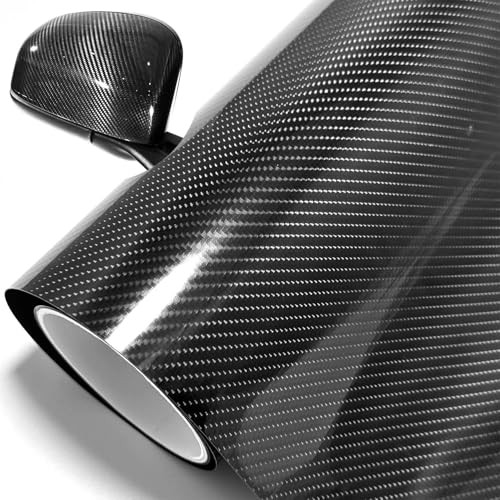 Car Vinyl Wrap 1ft x 5ft – Air Release, Scratch Resistant, Waterproof Black