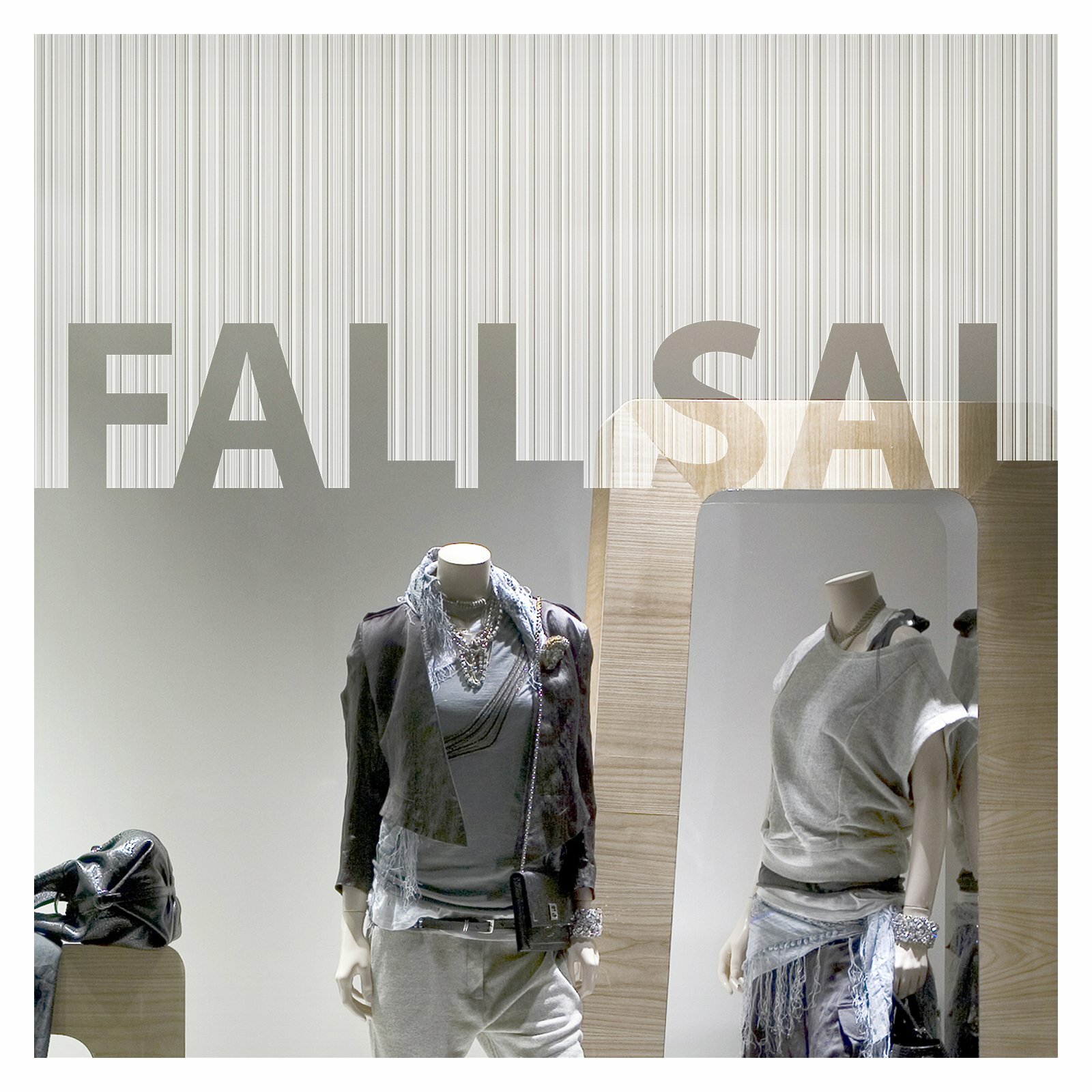 BDF 4WHSTR Decorative Window Film White Stripe