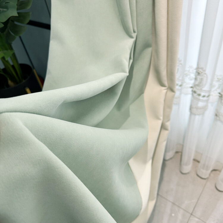 modern Simplicity Northern chenille lace green shade valance curtain tulle M1612