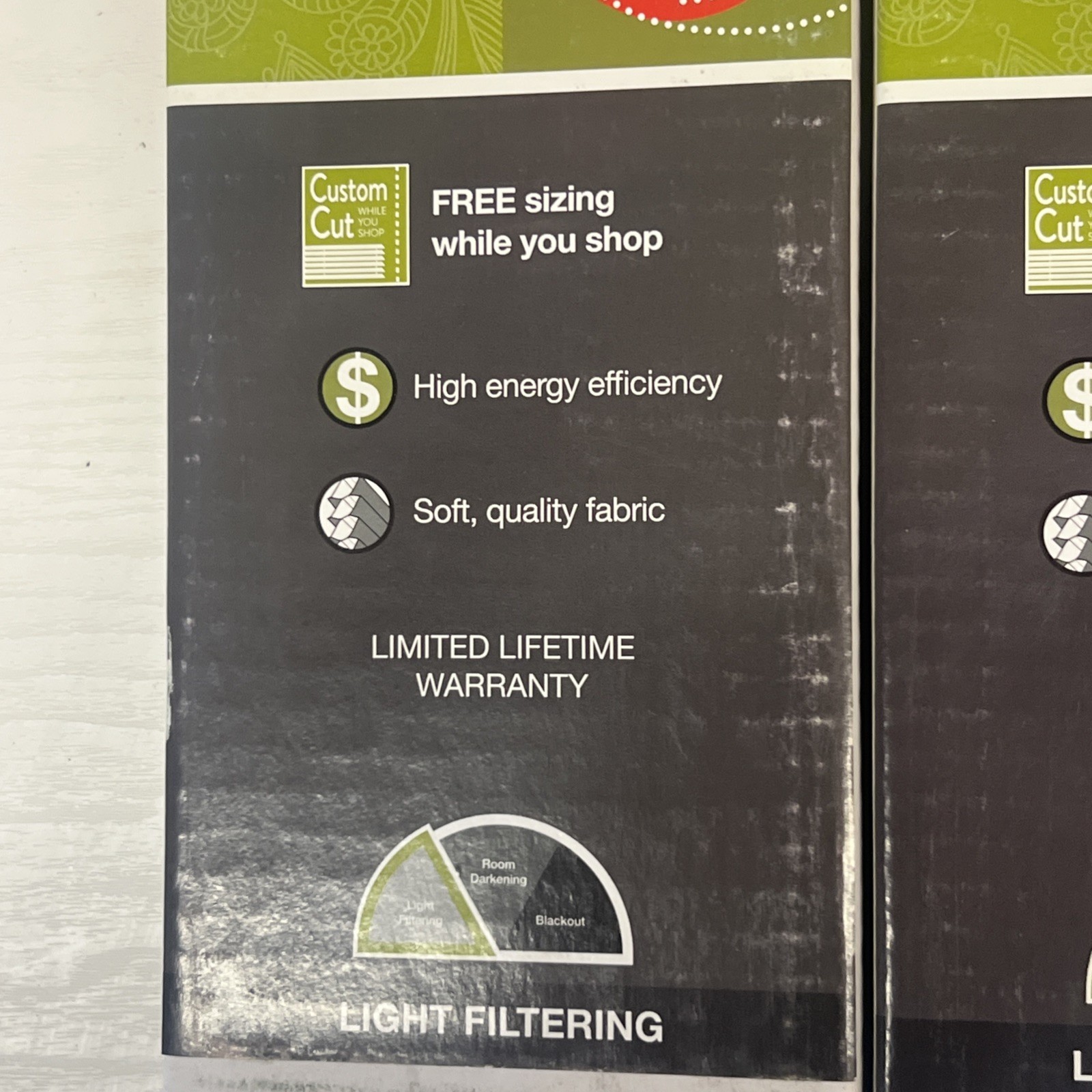 Bali/Allen + Roth Set Of 4 35”X 72” WHITE – Cellular Shade New
