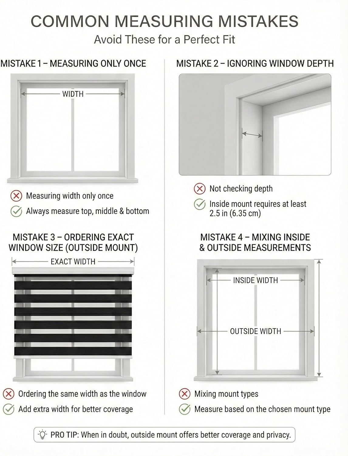 Cordless Zebra Blinds – Dual-Layer Light Filtering Window Shades 70″x72