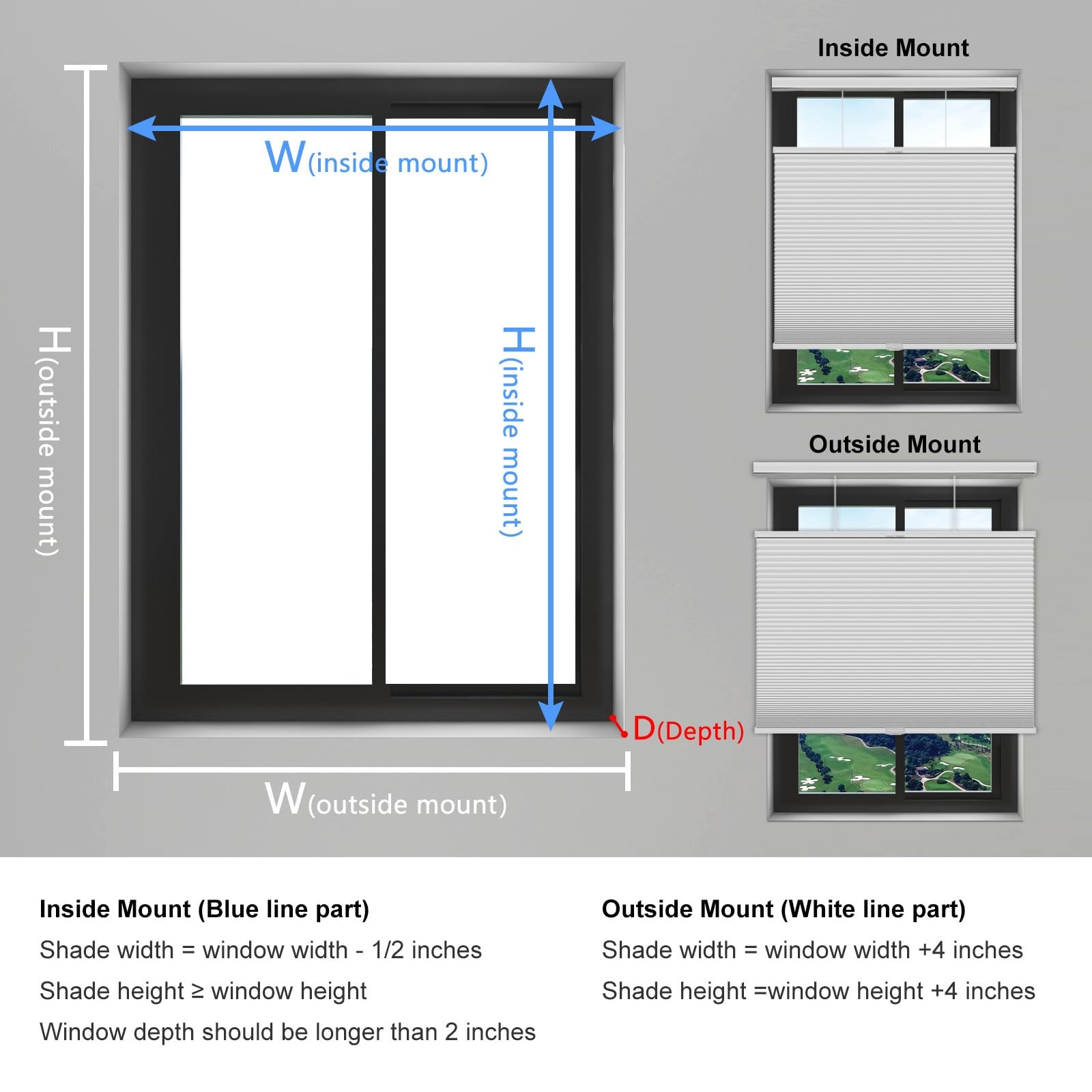 Changshade Blackout Top Down Bottom Up Cellular Shades Cordless Honeycomb