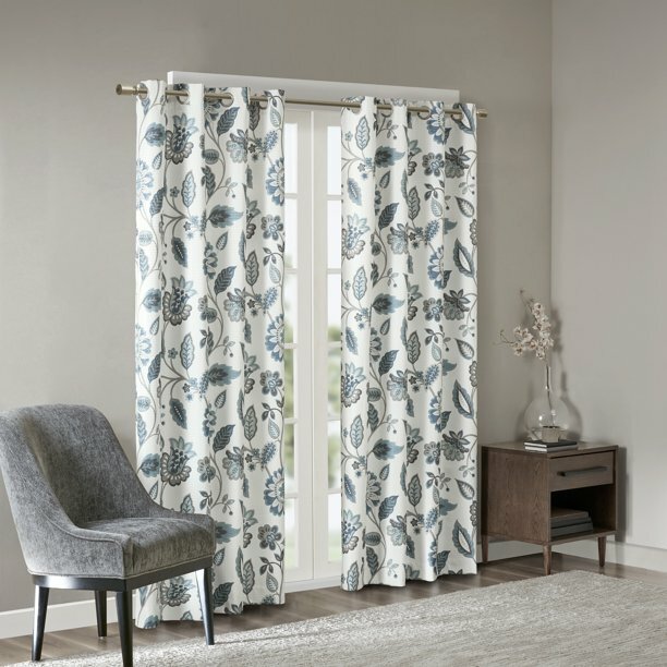 100% Polyester Jacquard Printed Room Darkening Window Panel,SS40-0009 (530)