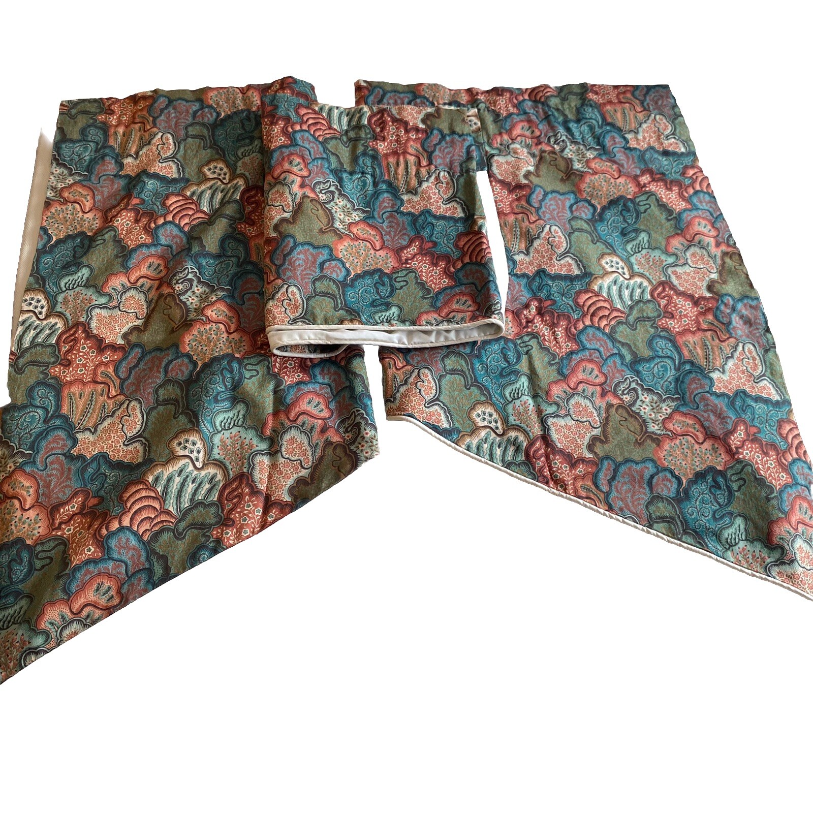 Waverly Custom Fabric Henry Ford Greenfield Village Curtain Set + Valance 150” #