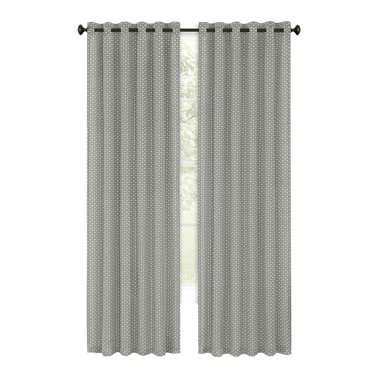 Achim Bedford Front Tab Window – 42 Inch Width 63 Inch Length 2-Inch