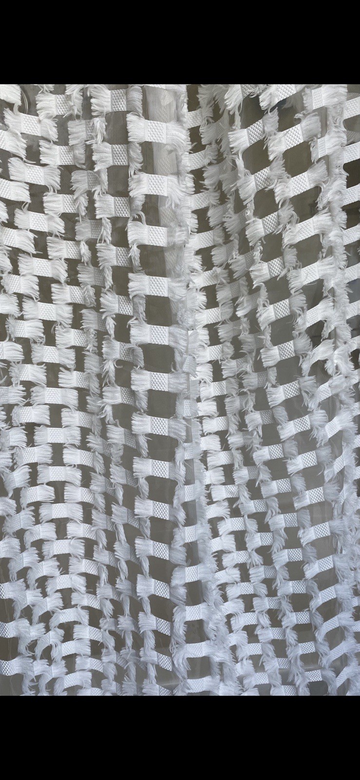Lot 3 Sheer Fabric Curtain Panels Textured Madison Park Cortina 50×94.8