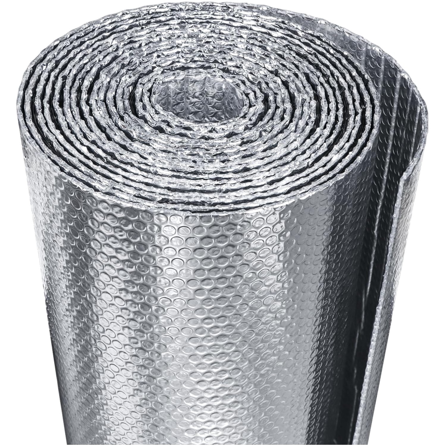 48″ x 10 Ft Reflective Aluminum Insulation Roll for Summer & Winter Protection