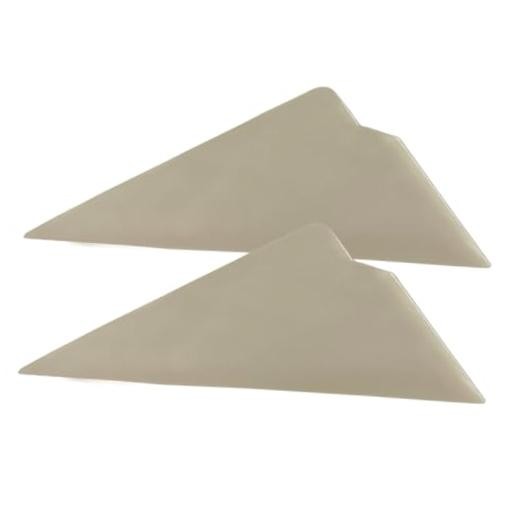 White Triangle Contour Squeegee Car Window Tint Tools – Multi-Edge – 2PCS