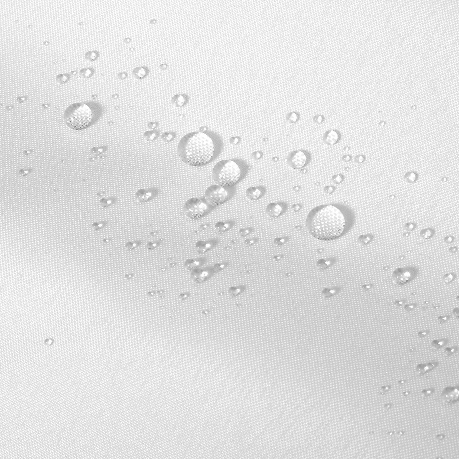 ALYVIA SPRING Long Fabric Shower Curtain Liner 72″W x 74″L (Pack of 1), White