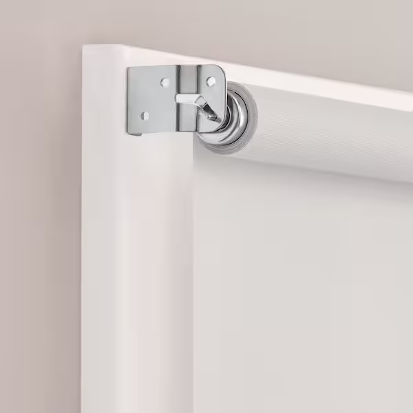 Gray Cordless Light Filtering Fabric Roller Shade 55.25 in. W x 72 in. L