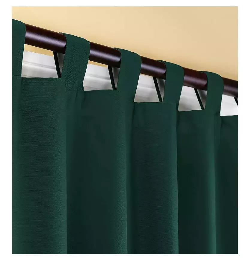 Plow & Hearth 95″L Thermalogic Energy Efficient Insulated Tab-Top Curtain Pair