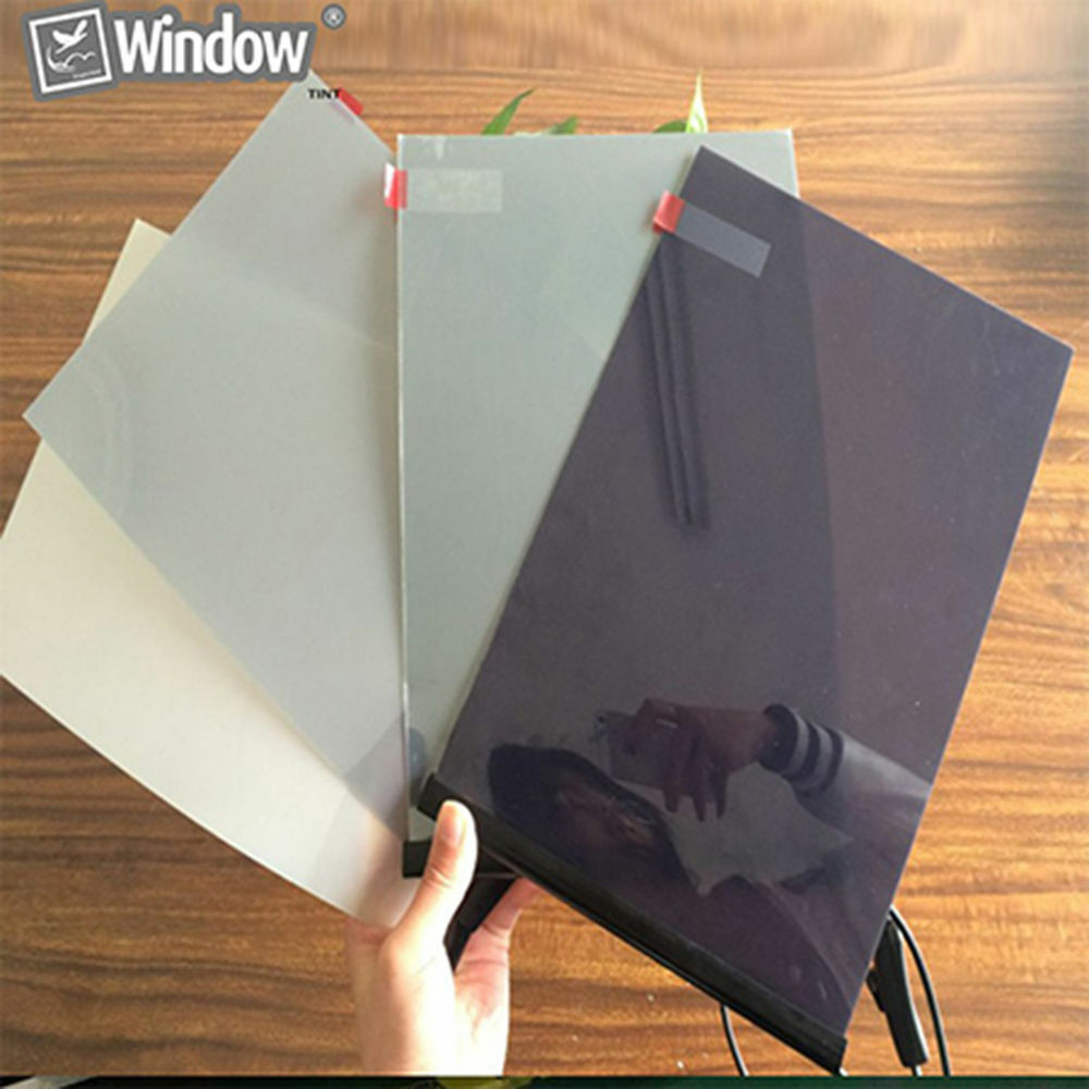 A4 White PDLC Smart Film Electrochromic Film Switchable Glass Vinyl 210x297mm