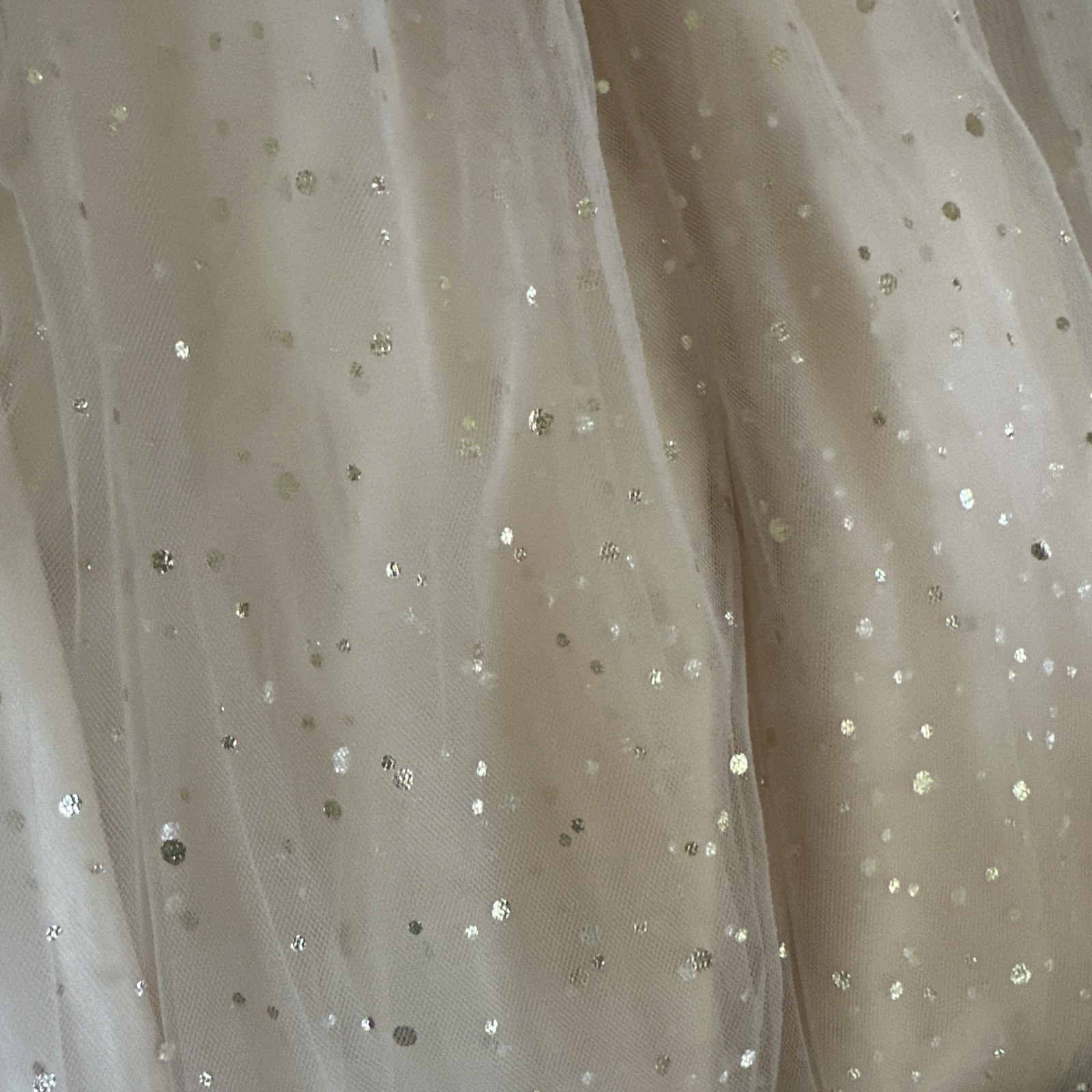 Pottery Barn Kids Emily & Meritt Sparkle Tulle Sheer Panel 44 X 63