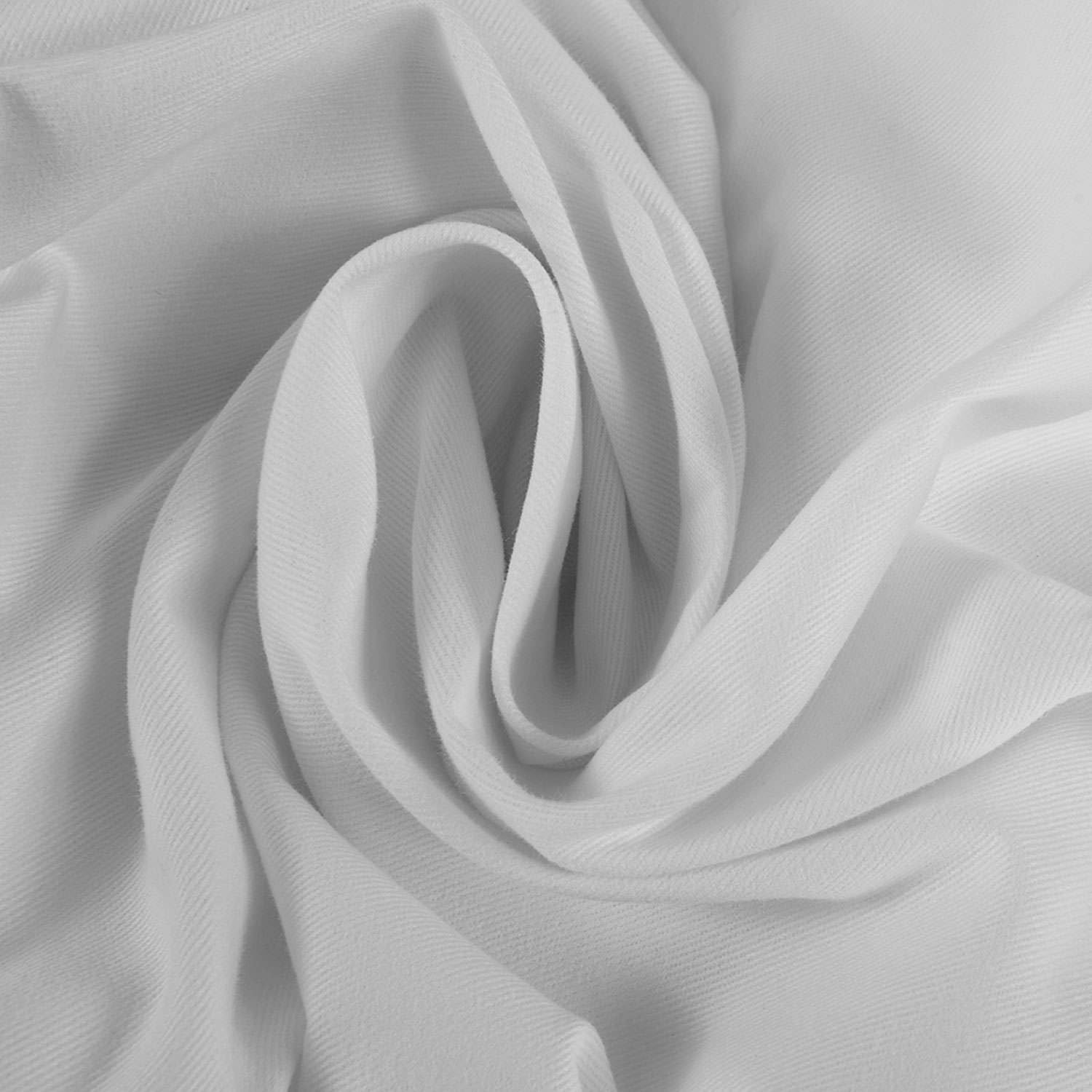 Solid Tie Top Cotton Curtains 84 Inches Long (1 Panel) Luxury Light Filtering Cu