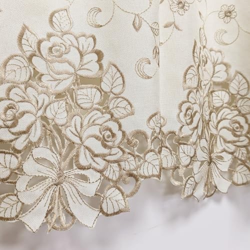 1panel Embroidery Bowknot Decorative 59″W x 18″L (Pack of 1) Khaki-bowknot