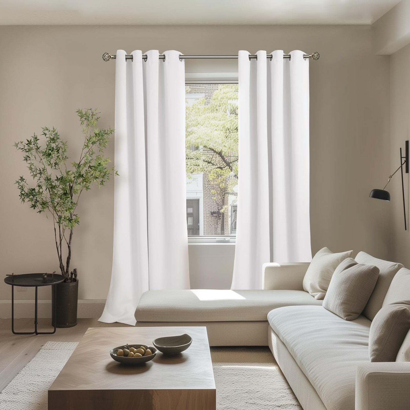 BGment Full Blackout Curtains for Living Room Window 84 Inch Length 2 Panels …