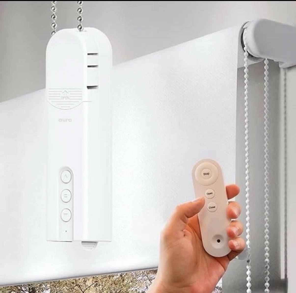 Aura Roller Smart Shade Driver, Remote Control & WiFi Dongle | Automate Exist…