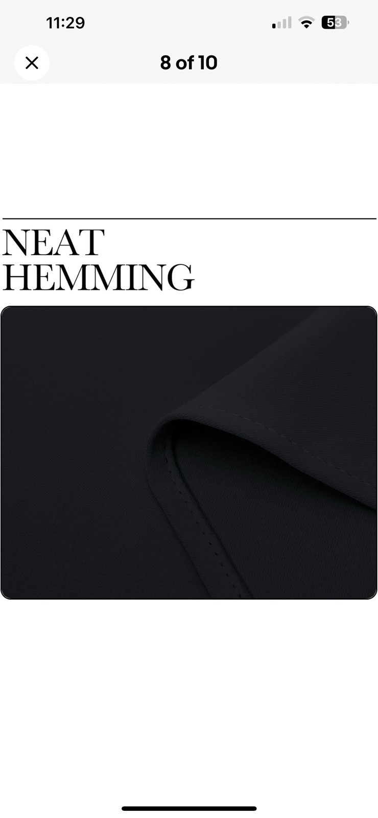 2 pack Blackout Curtains polyester 42X63 Inches Room Darkening Drapes