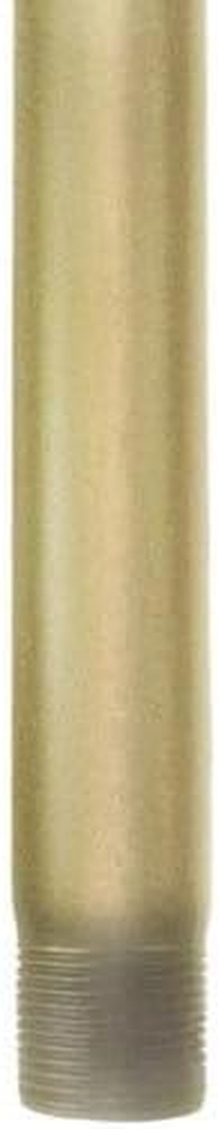 Satin Brass 6-Inch Extension Stem for Ceiling Fans and Fixtures