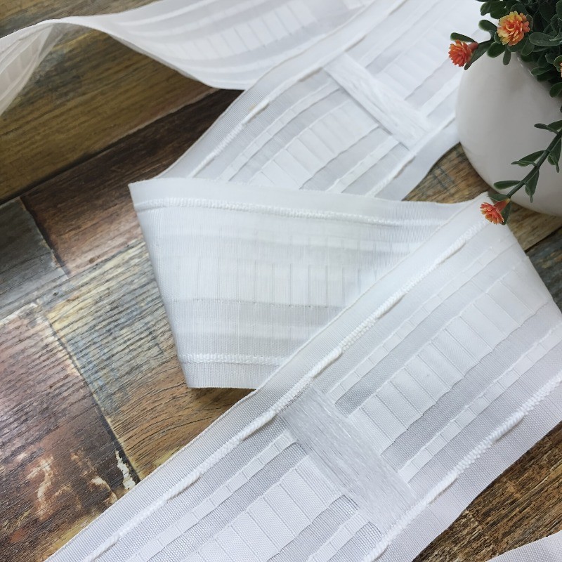 White Curtain Tapes Rod Pocket Hook Pleat Curtains Ending DIY Sewing Accessories