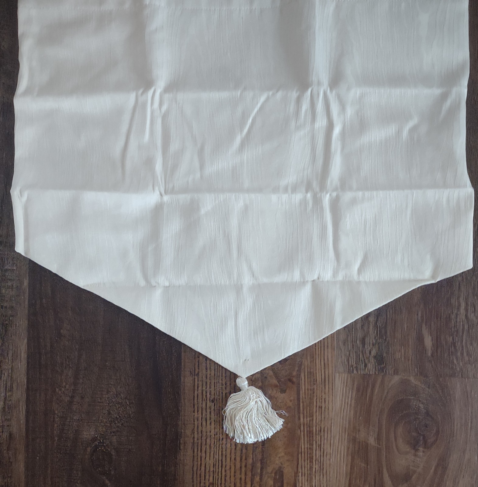 Waverly Home Classics MOIRE Ascot Valance Champagne 52″ x 20″ ~ NEW