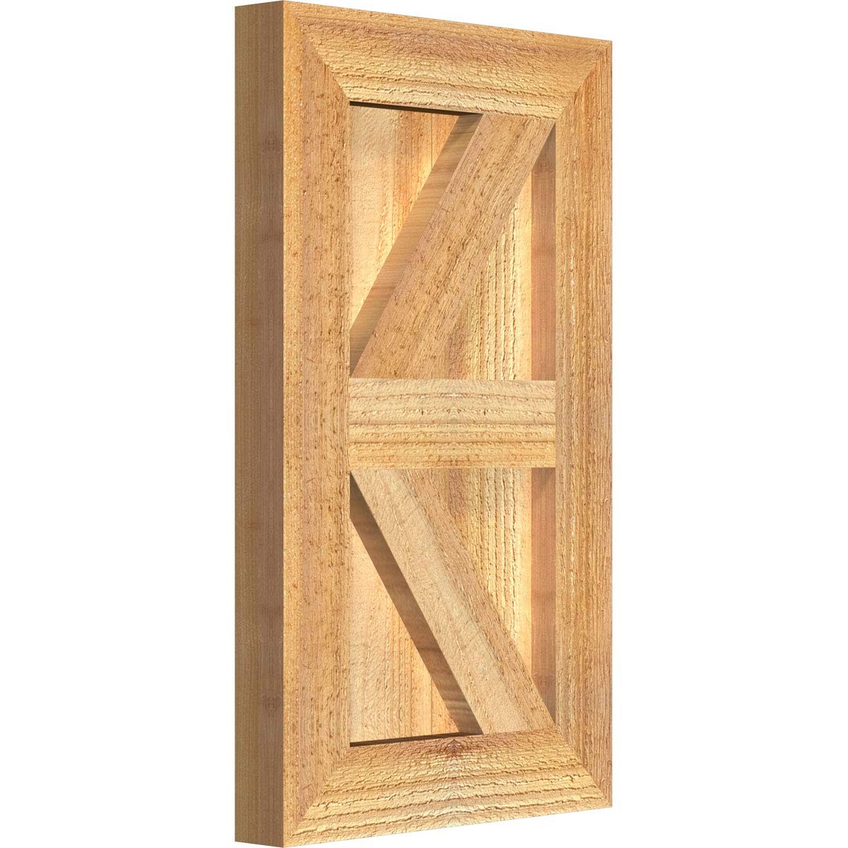 Ekena Millwork RBF06Z11X018RWR TimberCraft Two 5 3/8 Boards Framed Board-n-Batte