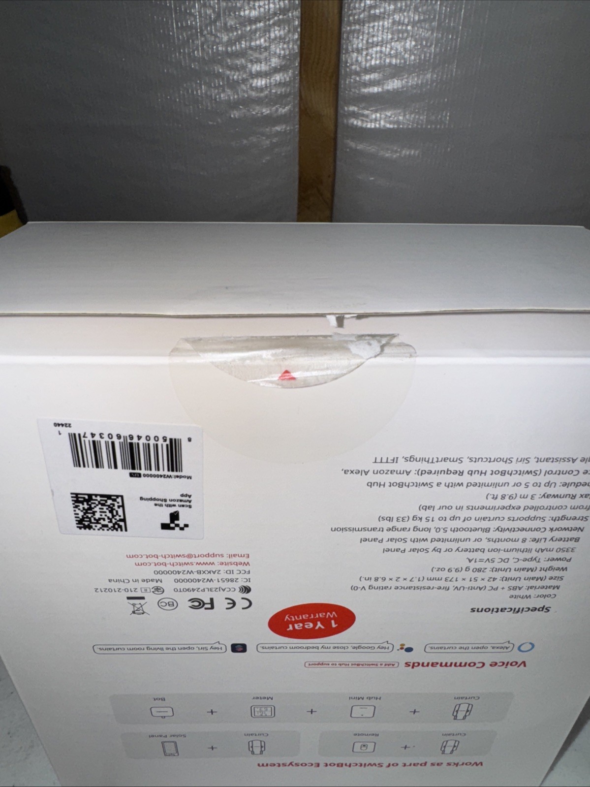 SwitchBot Hub 2 & SwitchBot Curtain 3 Rod Combo Set