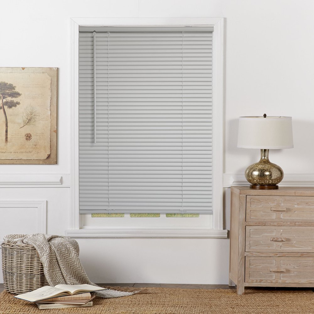 1″ Cordless Vinyl Blinds Shades Window Blind Treatment Room Darkening All Sizes