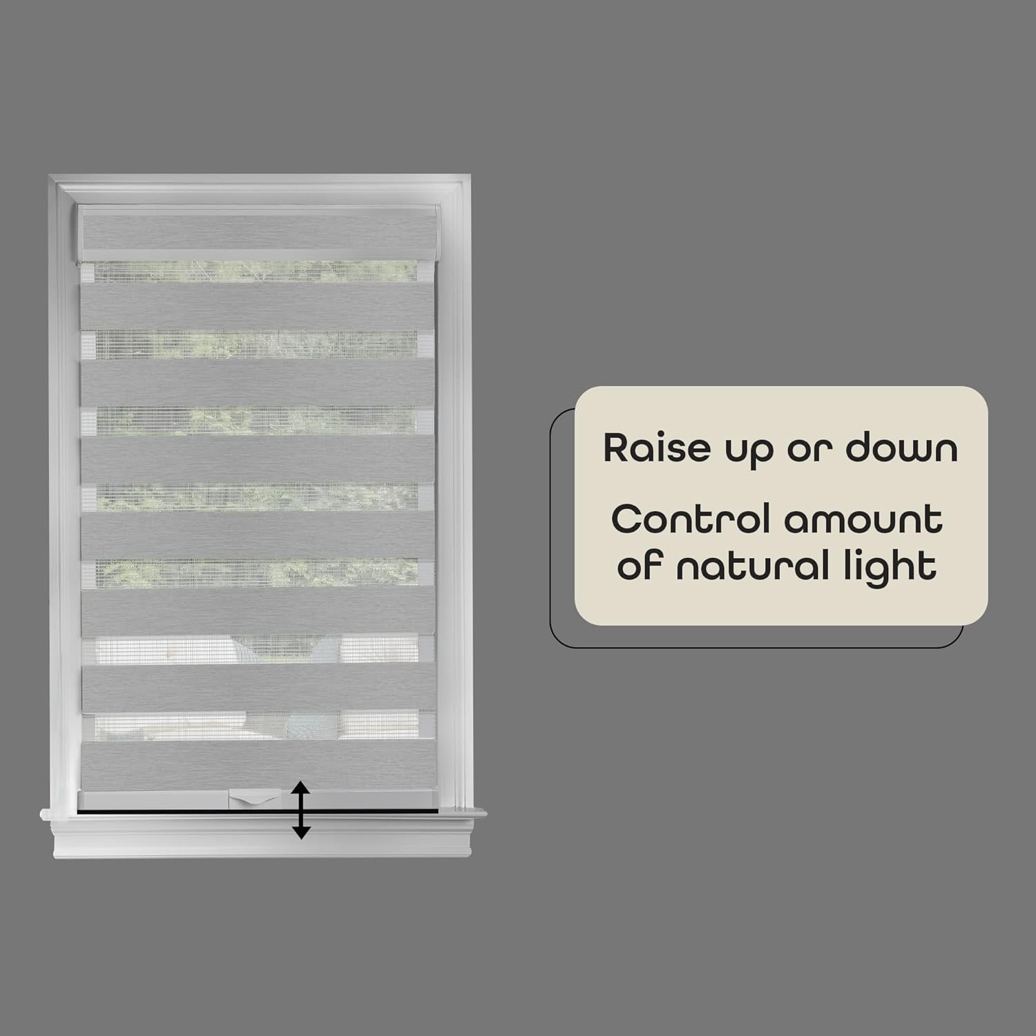 32×72 Cordless Celestial Sheer Double Layer Roller Shade White