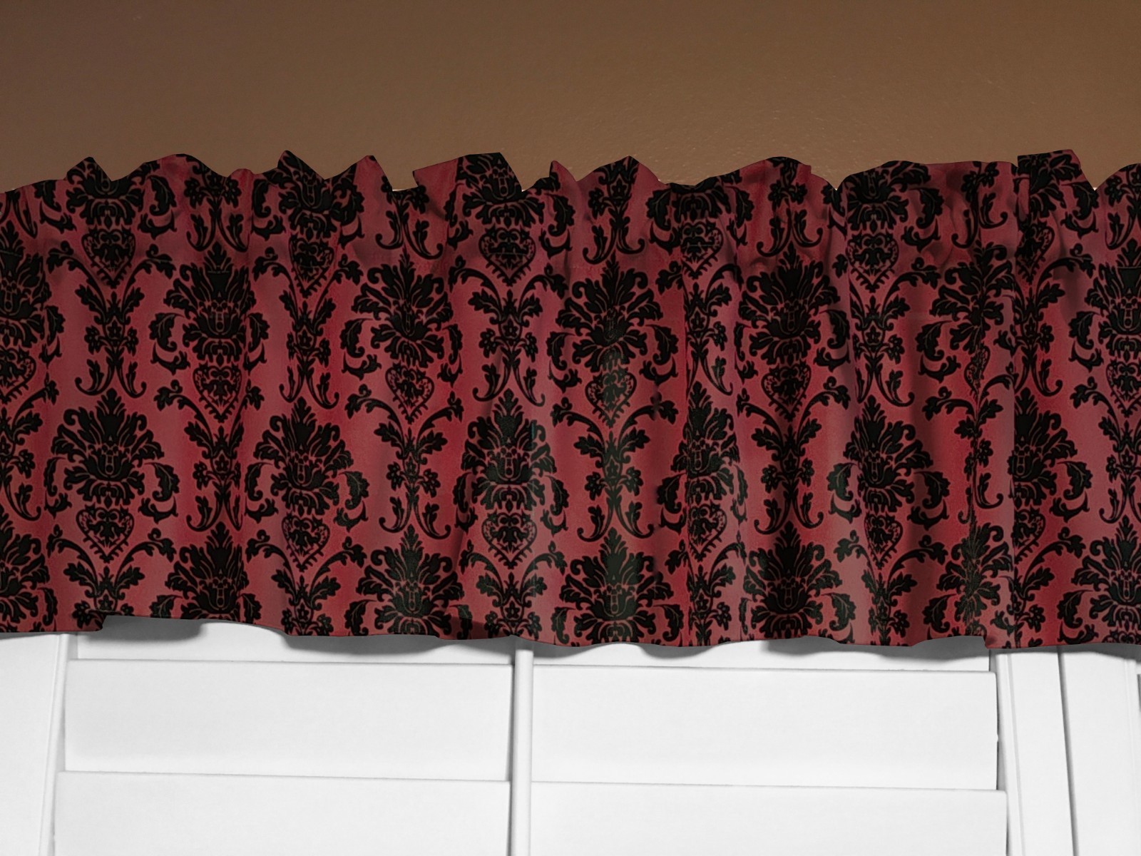100% Polyester Poplin Solid Kitchen Curtain Tier/Valance Window Treatment