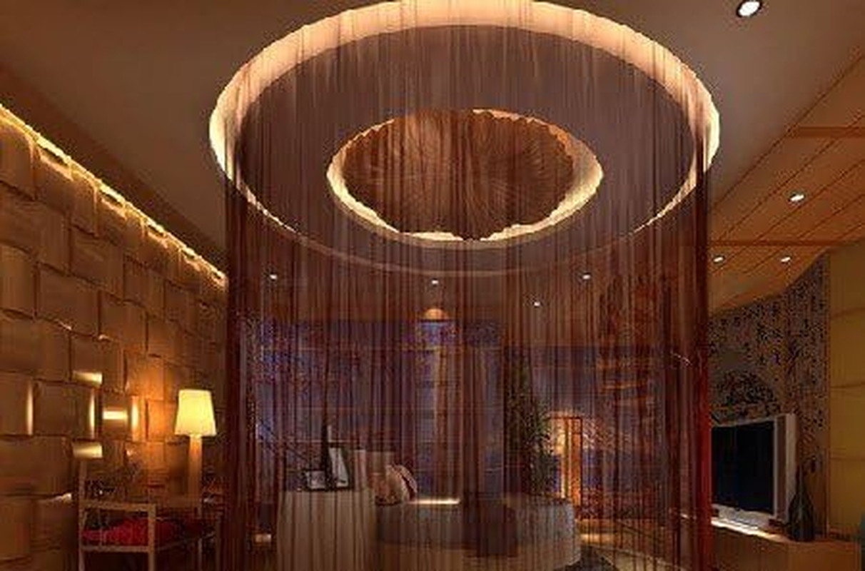 Ave Split 100Cmx200Cm Decorative Door String Curtain Beads Wall Panel Fringe Win