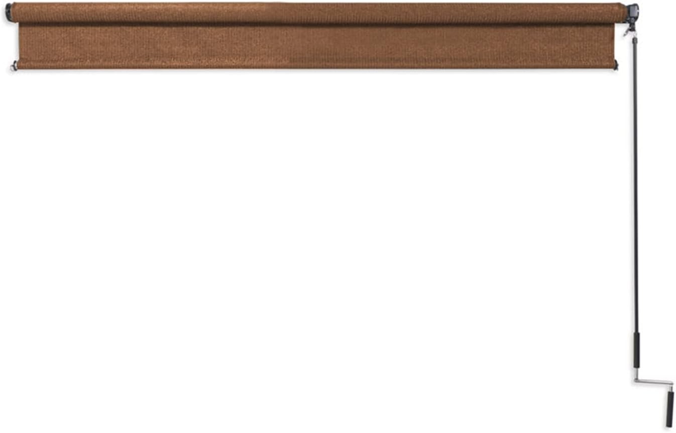 Mocha 4ft x 6ft Cordless Roller Shade with 90% UV Protection & Breathable Fabric