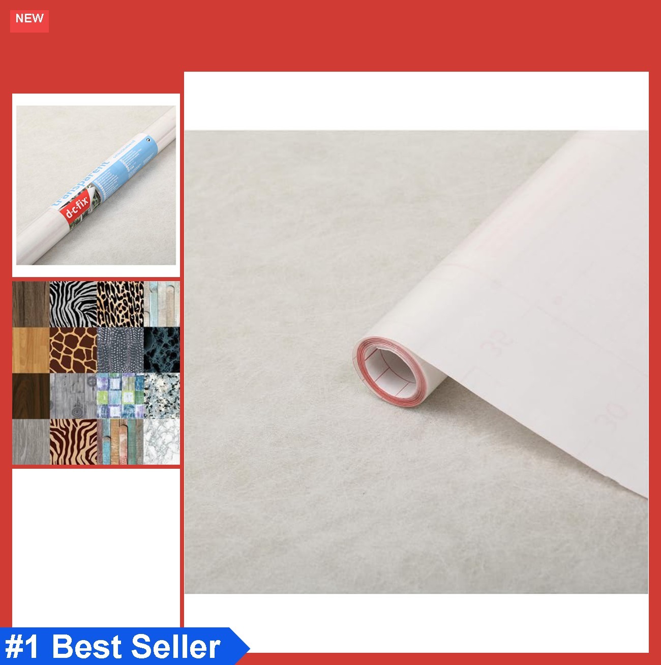 Privacy Window Film Rice Paper 17×78 Roll Peel Stick UV Protection Decorative