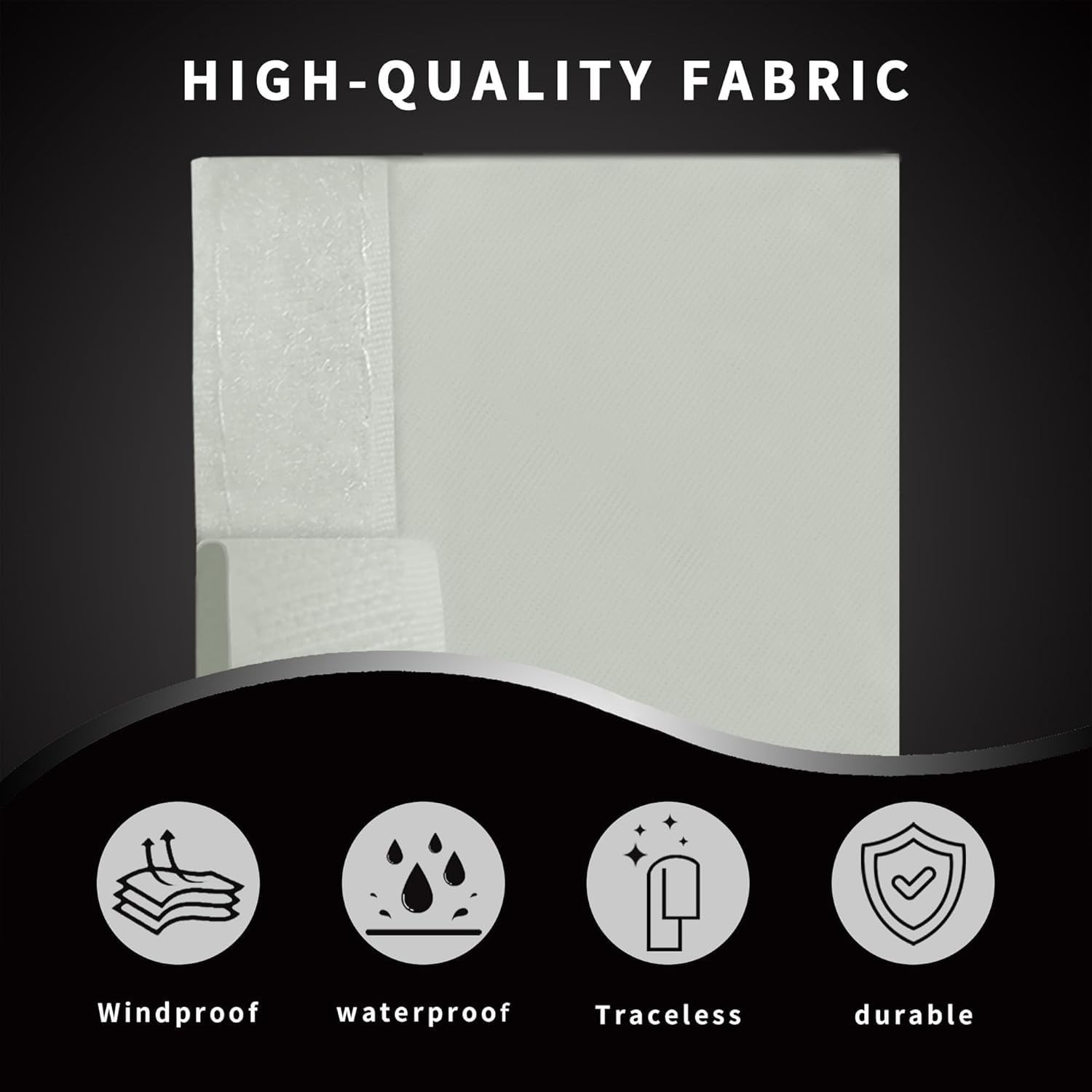 Portable AC Window Seal Kit 118″/300CM – Waterproof Air Conditioner Seal for Eas
