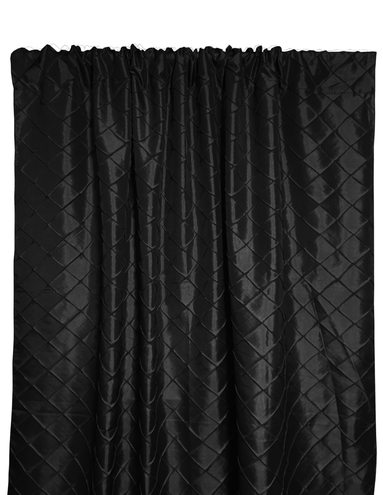 Pintuck Taffeta Window Curtain Panel Bedroom Dining Wedding Backdrop Event Decor
