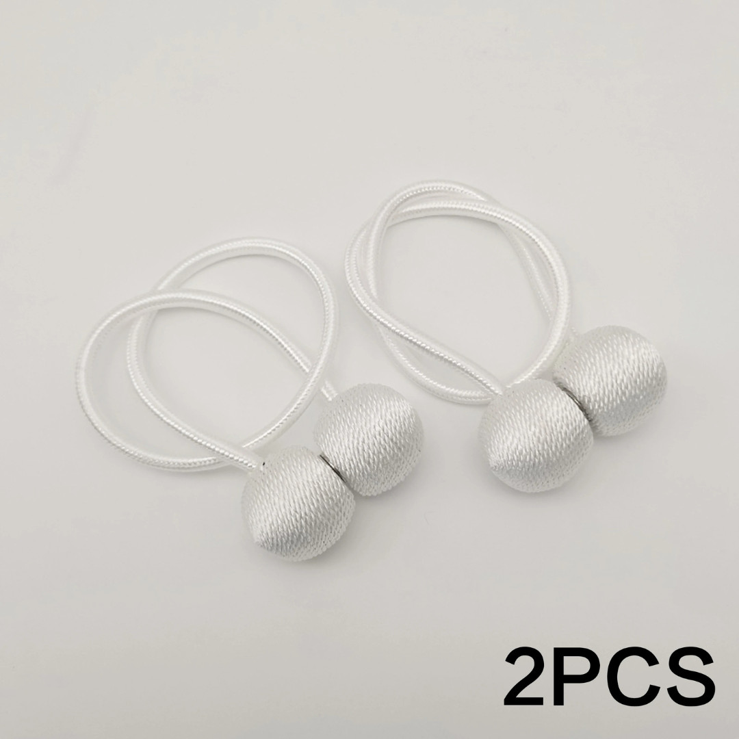 Magnetic Curtain Tiebacks 2pcs Curtain Holder Clips Tie Bands Window Home Decor