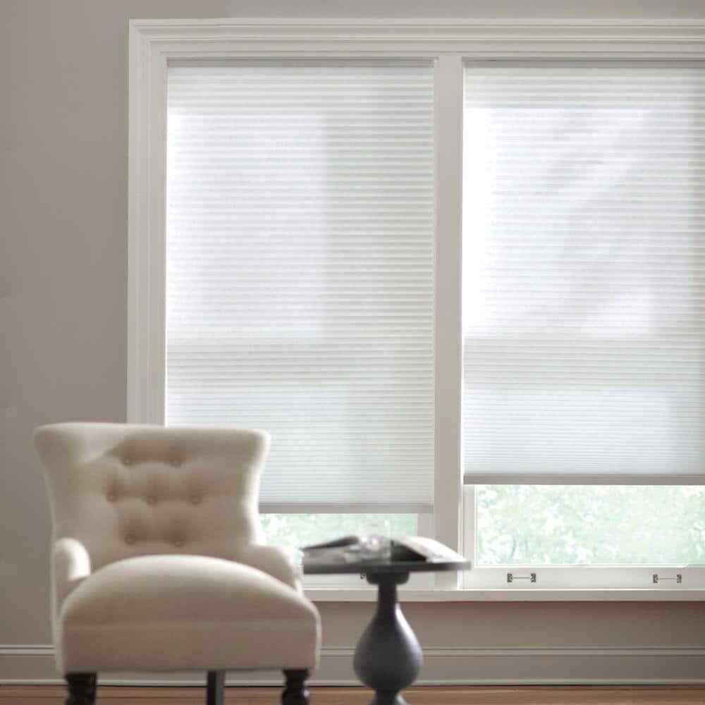 Home Decorators Snow Drift Cordless Light Filtering Cellular Shades – 27 x 72