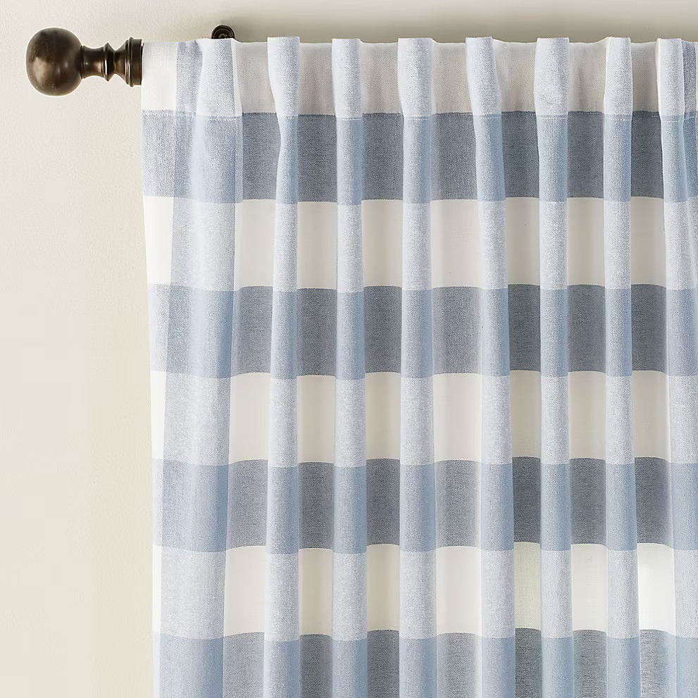 Ballard Designs Buffalo Check Drapery Panels – Set of 2…