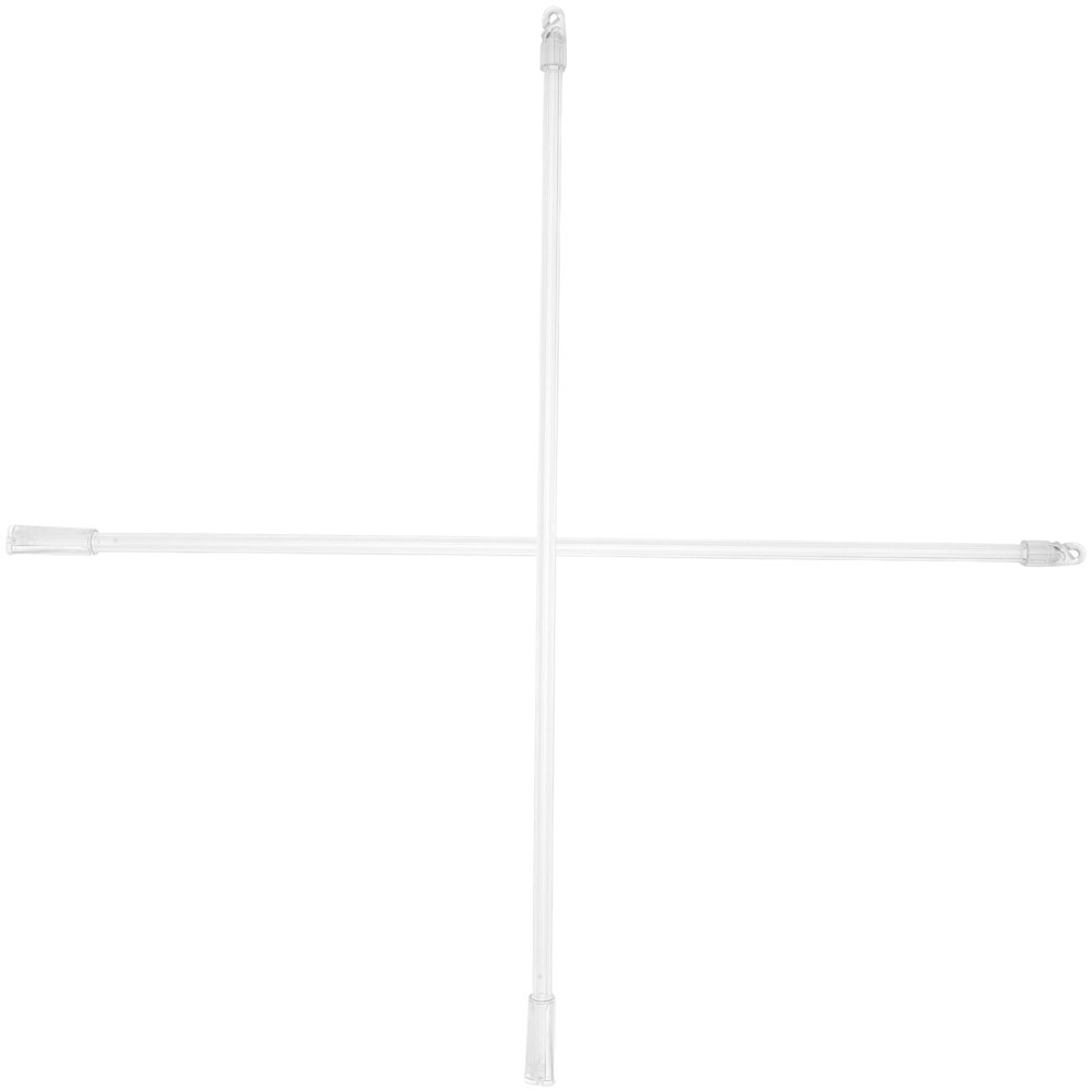 2Pcs Replacement Clear Blind Rod for Drapery Wand Easy Light Adjustment