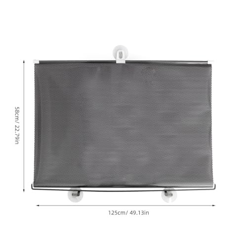 Blackout Blind Shade with Suction Cups – Portable Window Shade Pull Down No