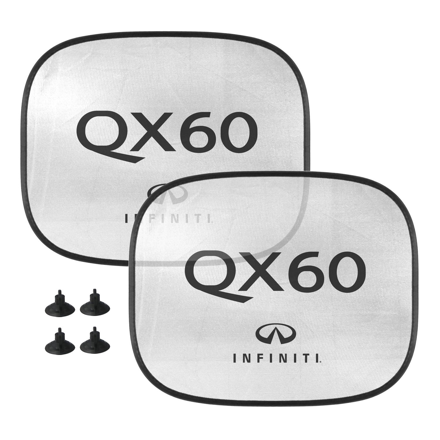 INFINITI QX60 Car Side Window Mesh Sun Shades, 2 Pack