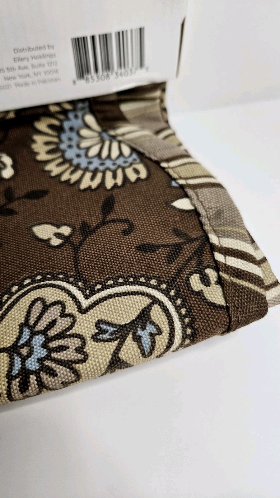 NEW REVERSIBLE ROD POCKET WINDOW VALANCE 50 in X 14 in Drexel Chocolate