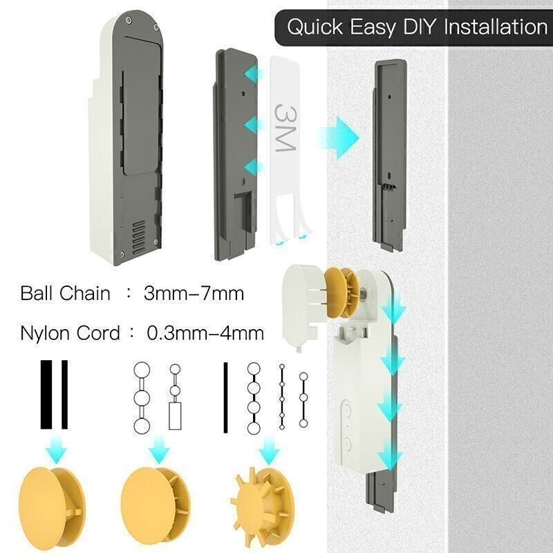 ZigBee Smart Motorized Roller Blinds Drive Motor Hub Tuya Smart Life APP Control