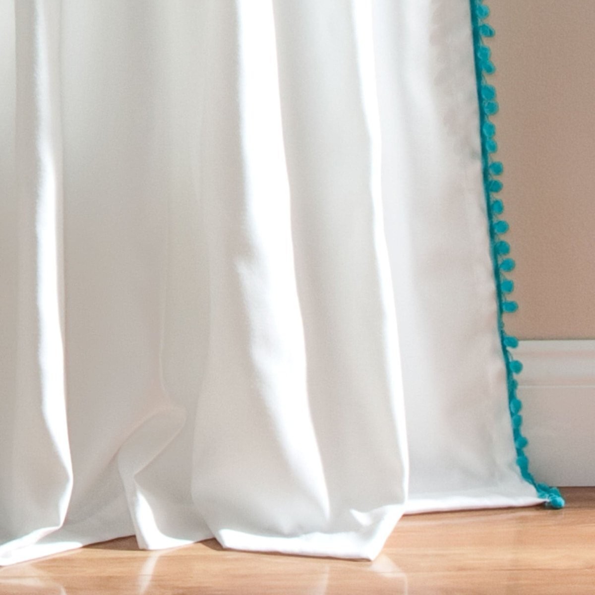 Pom Pom Window Curtain (Single Panel)