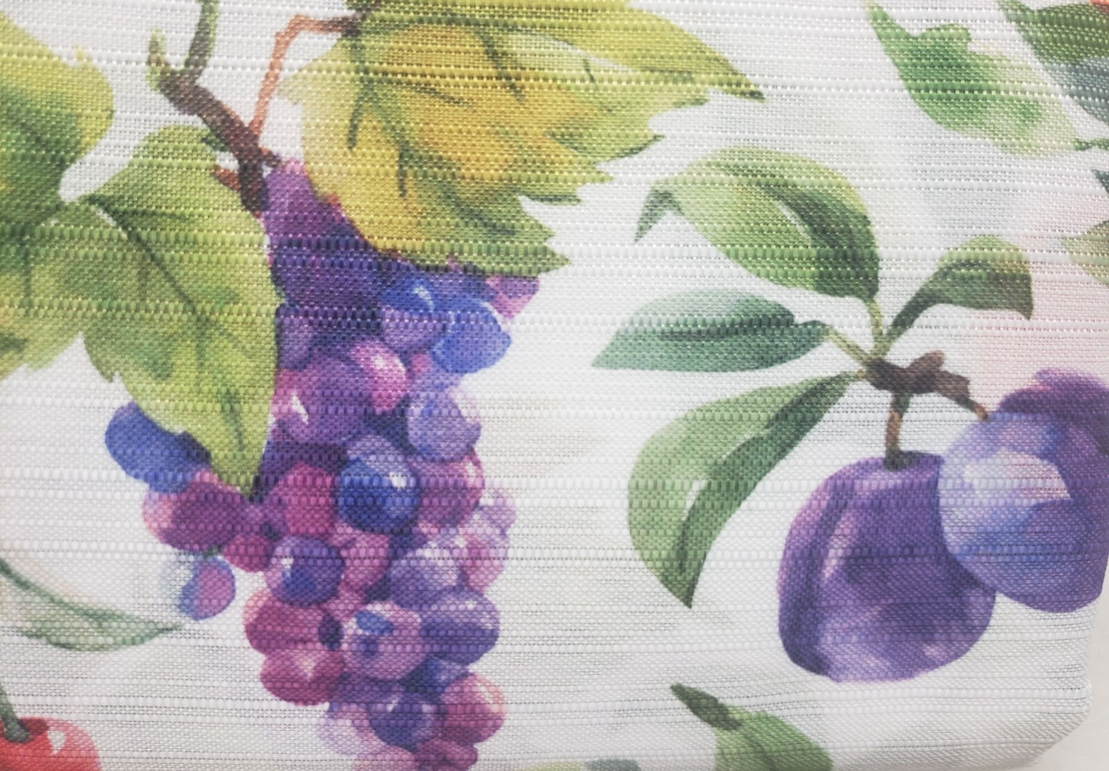 3pc Printed Kitchen Curtains Set:2 Tiers(26″x36″)&Valance(52″x18″)FRUITS,Tribeca