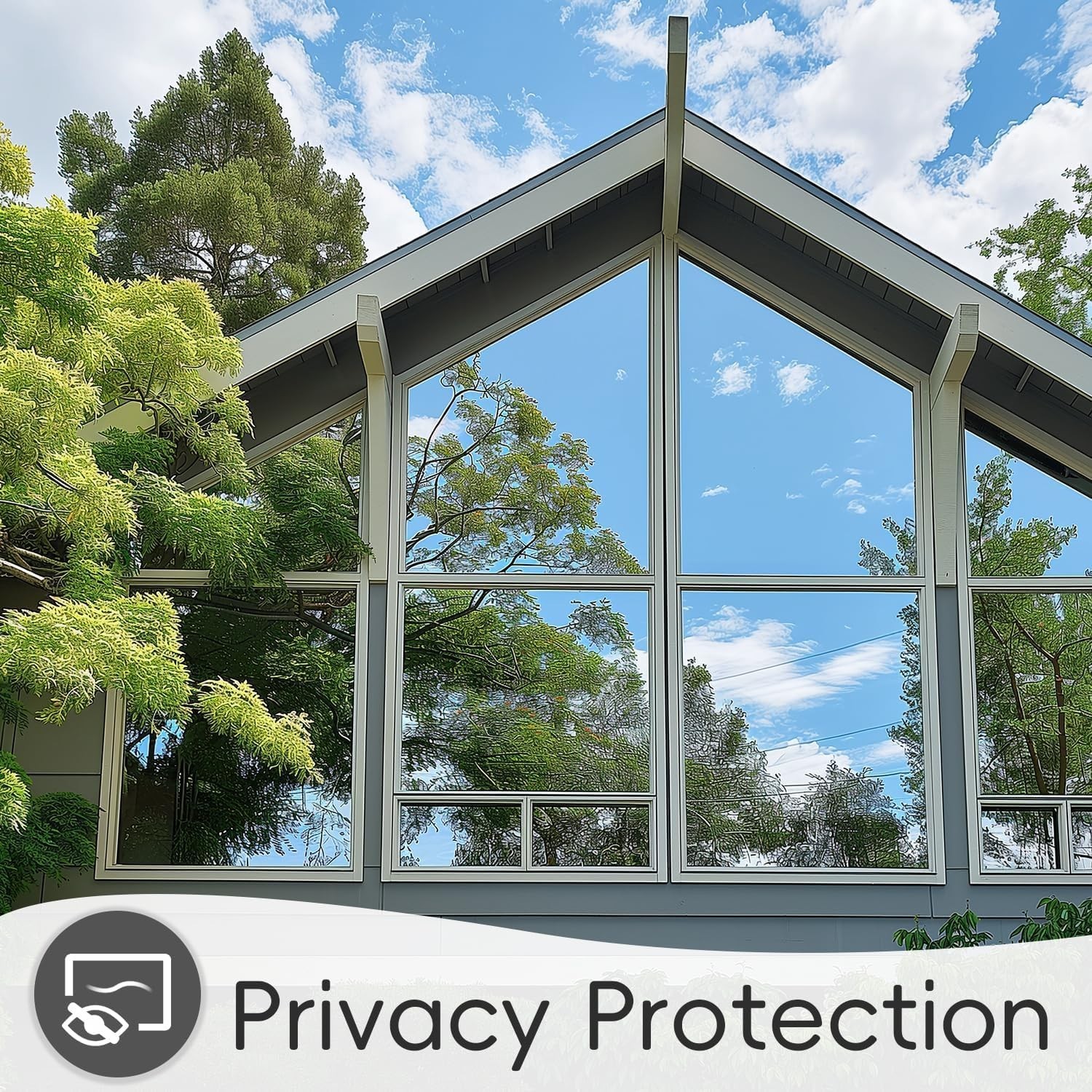 Static Cling Reflective Window Film – Daytime Privacy & UV Protection (30x200cm)
