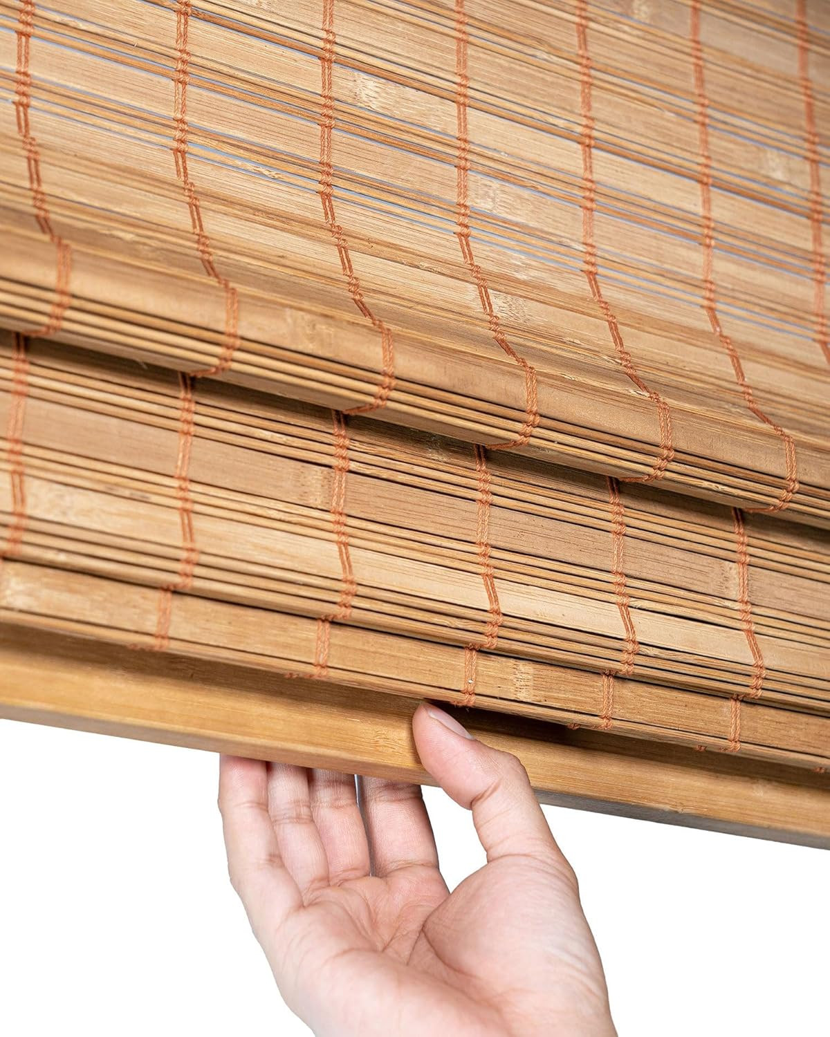 Bamboo Roman Shades – Customer Favorite Light Filtering Blinds for Windows, Prem