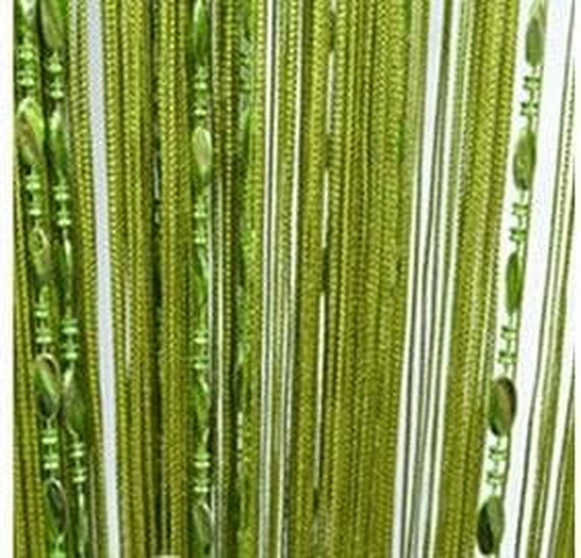 100Cmx200Cm Decorative Door String Curtain Beads Wall Panel Fringe Window Room D