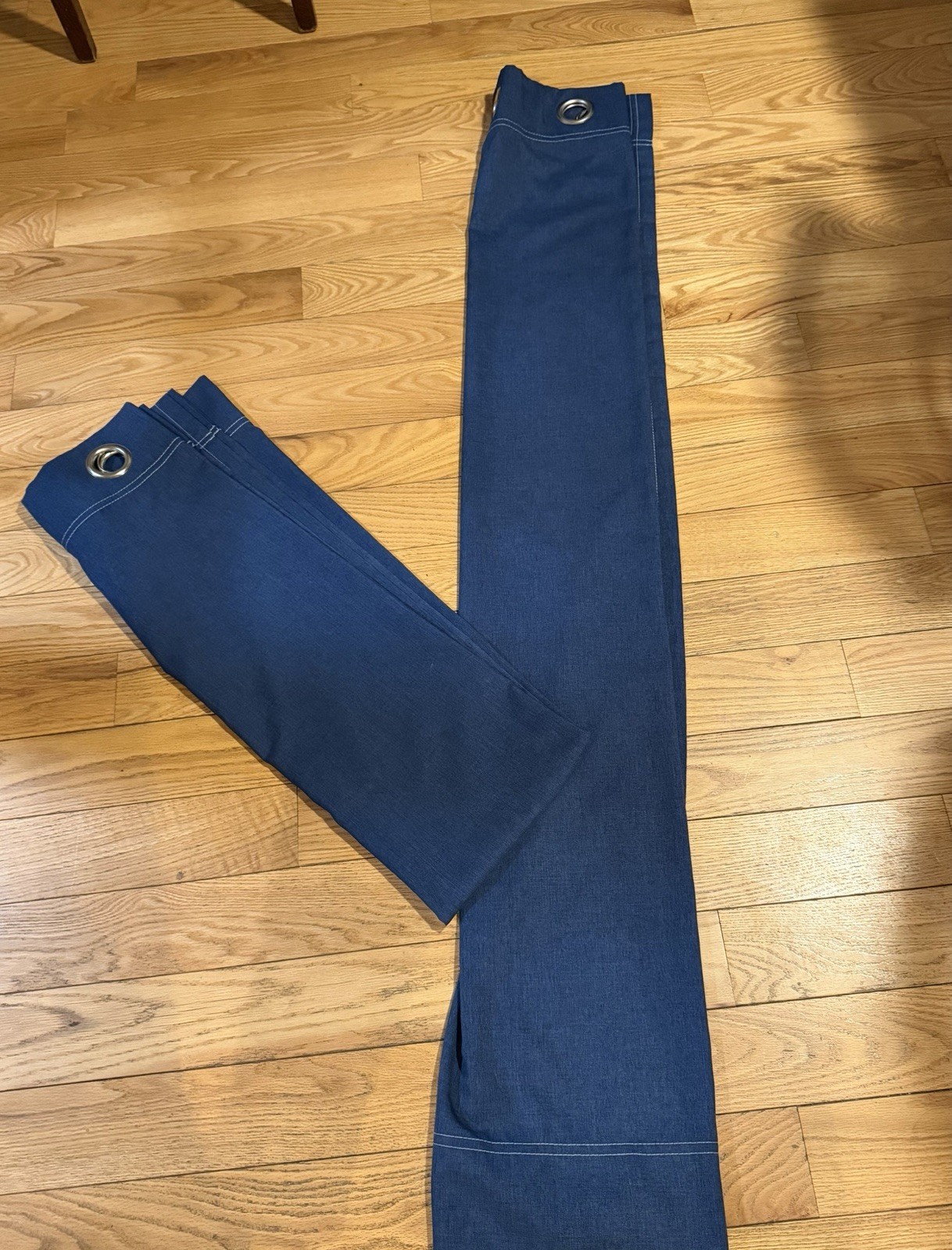 American Living Curtain Panels/2/Denim Look