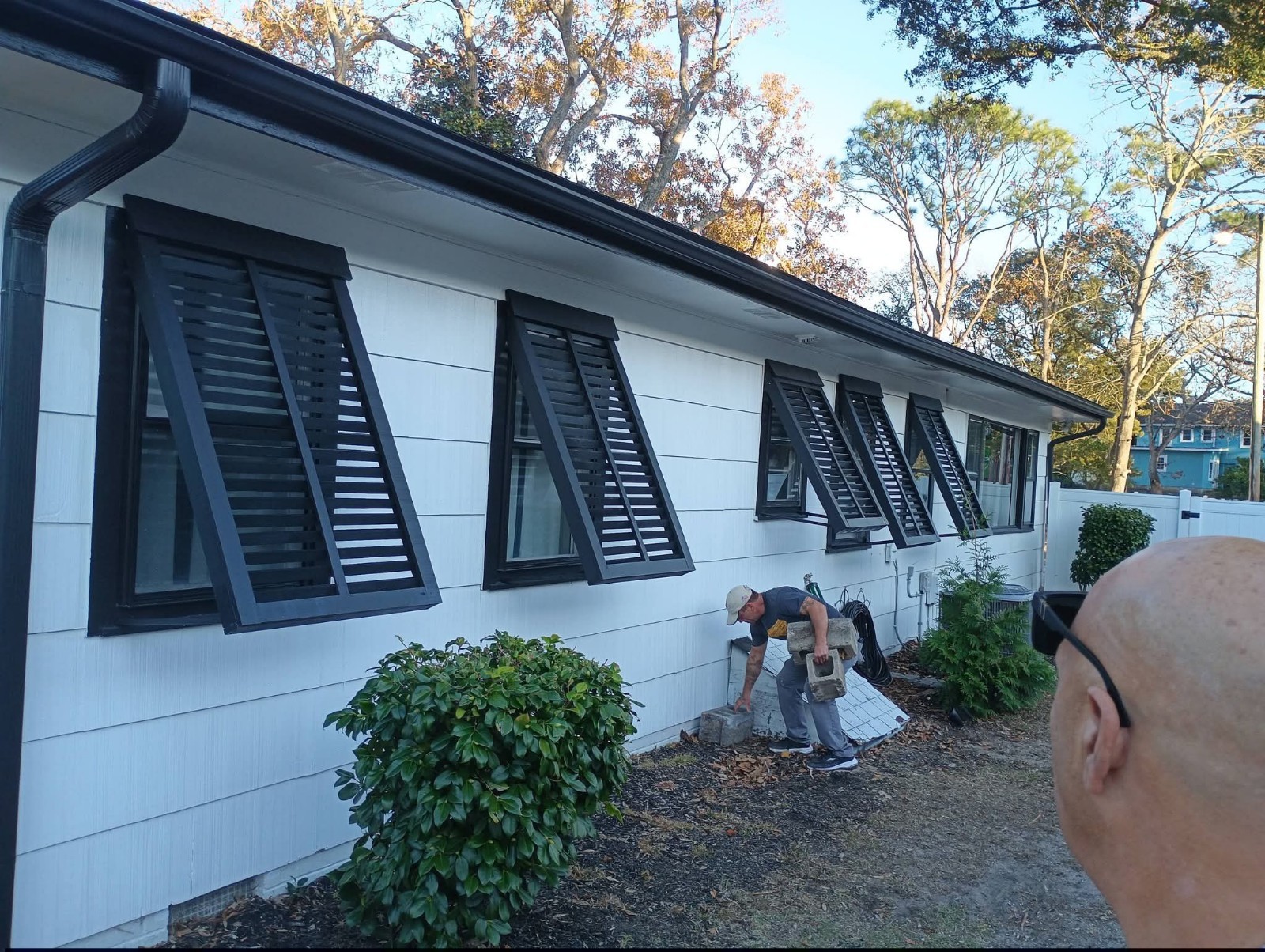 Plantation Blind Wood Window Shutters Multi-Color Fade Resistant Indoor Outdoor